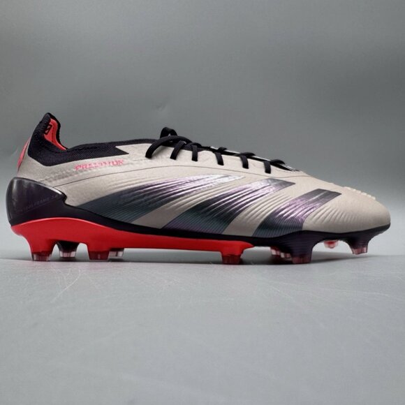 NEW Adidas Predator Elite FG Platinum Metallic Soccer Cleats IF8868 Mens Sz 8.5